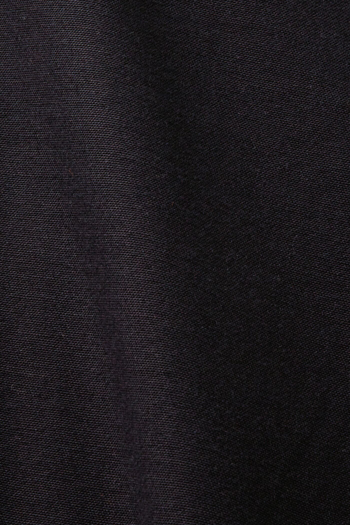 Pantaloni cargo in cotone, BLACK, detail image number 6