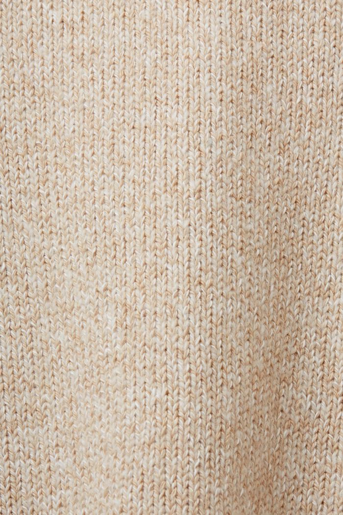 Maglia a girocollo, misto lana, SAND, detail image number 5