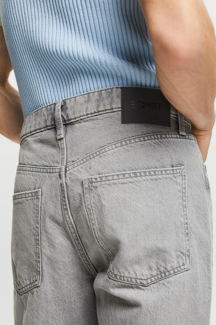 Jeans dritti, GREY LIGHT WASHED, detail image number 3