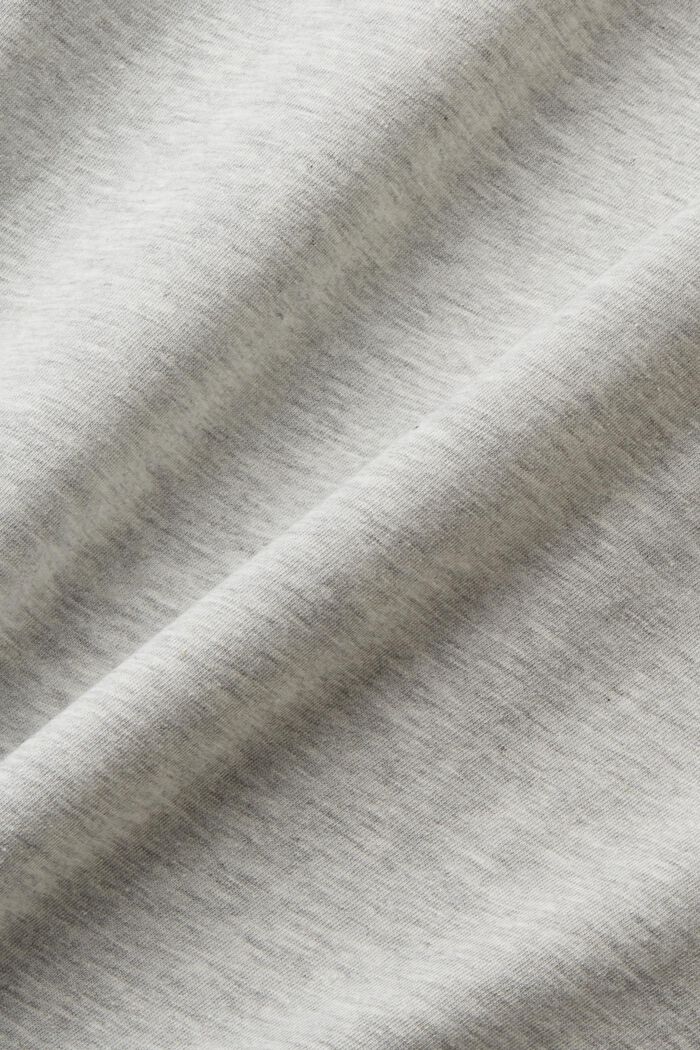T-shirt in cotone sostenibile con stampa, LIGHT GREY, detail image number 4