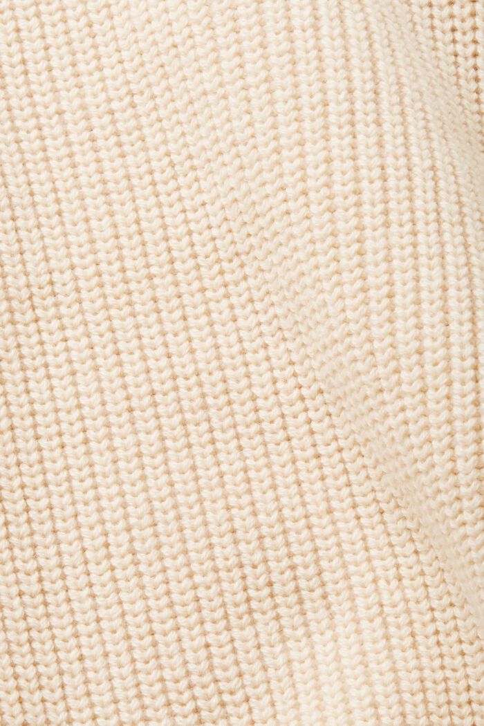 Pullover con zip di media lunghezza, LIGHT TAUPE, detail image number 4