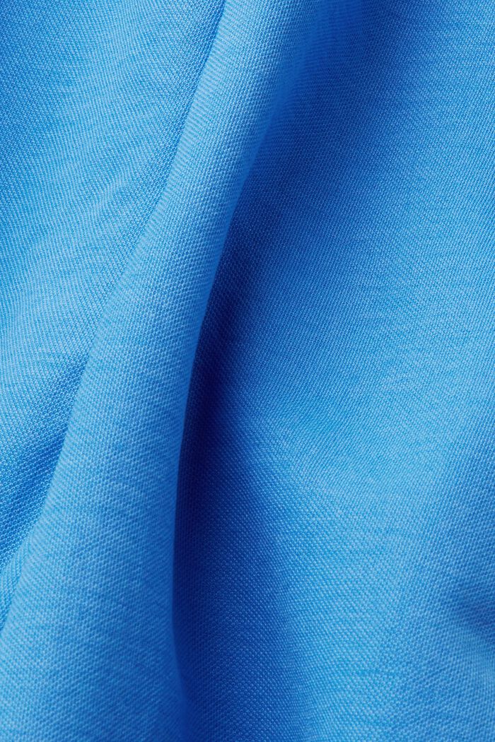 Bermuda con elastico e cintura da annodare, BRIGHT BLUE, detail image number 6