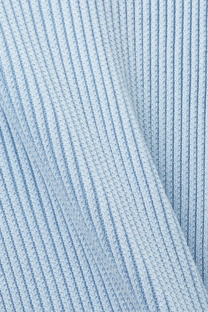Polo a coste, PASTEL BLUE, detail image number 6
