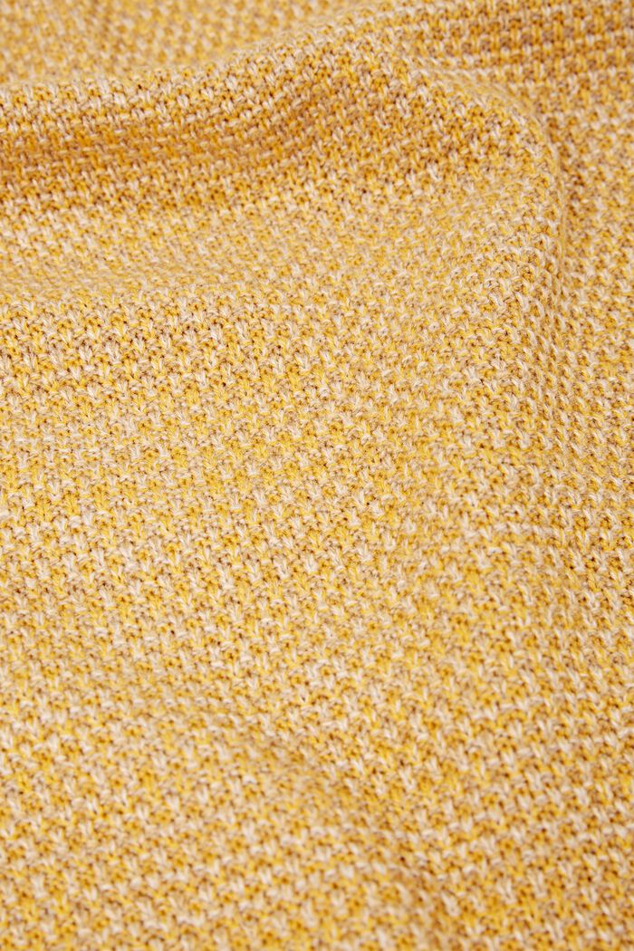 Plaid a maglia, MUSTARD, detail image number 1