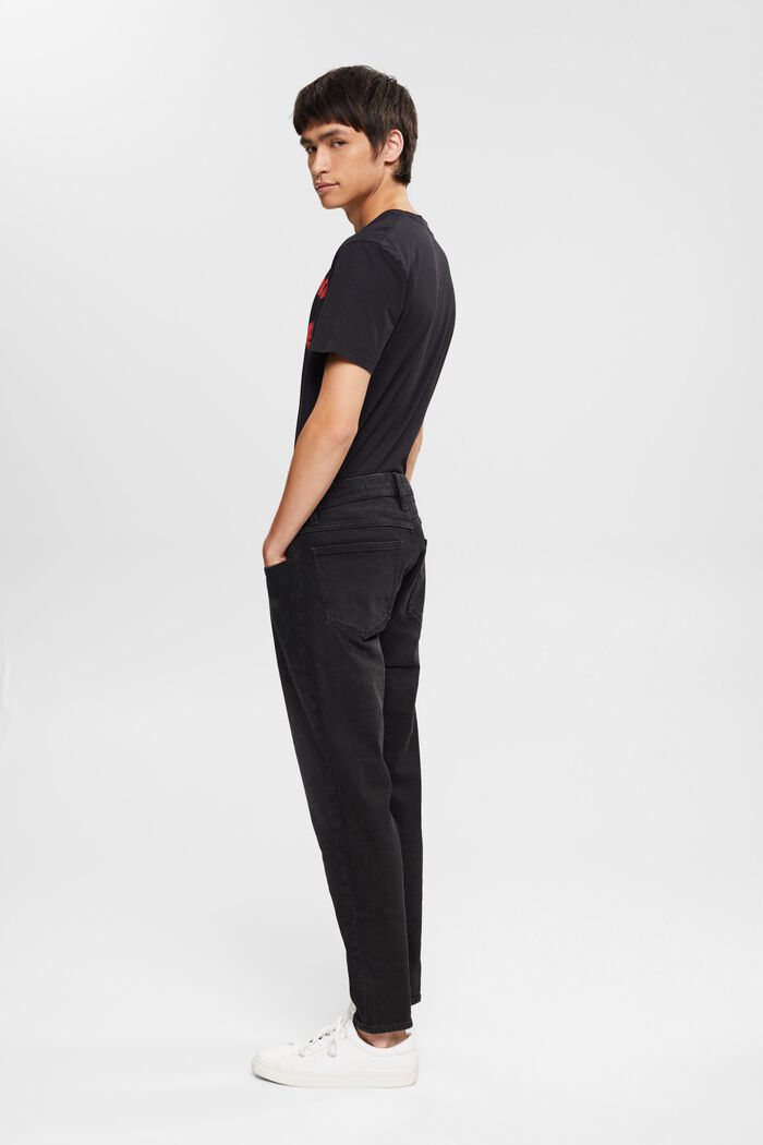 Jeans Relaxed Slim Fit stretch, BLACK DARK WASHED, detail image number 3