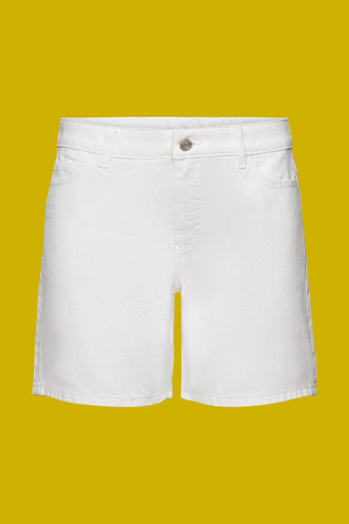 Pantaloncini in jeans, 100% cotone, WHITE, detail image number 7
