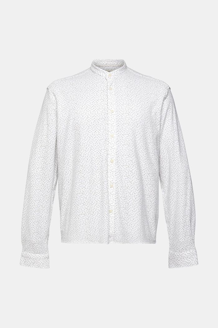 Camicia a fantasia, WHITE, detail image number 6