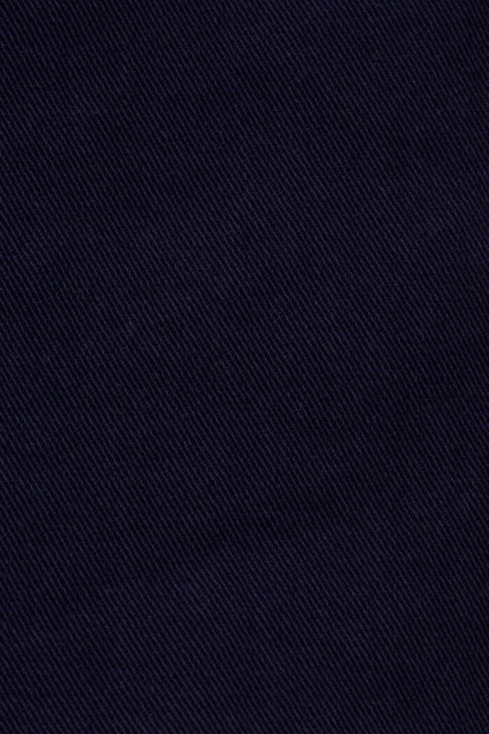 Pantaloni capri in cotone biologico, NAVY, detail image number 5
