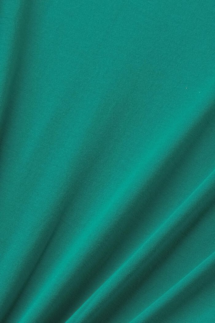 Maglietta con stampa frontale, LENZING™ ECOVERO™, EMERALD GREEN, detail image number 5