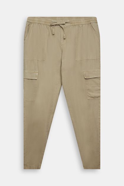 Pantaloni stile cargo in tessuto misto con TENCEL™
