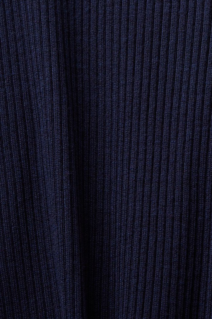Cardigan in maglia a coste, NAVY, detail image number 4