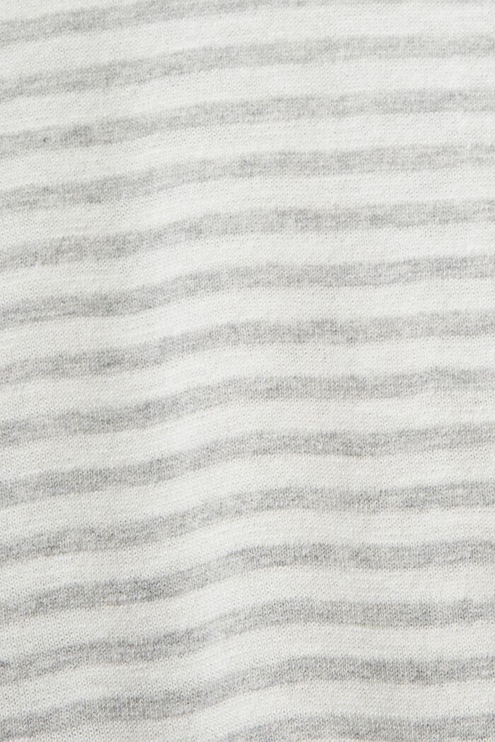 Pullover a righe in cotone, LIGHT GREY, detail image number 4