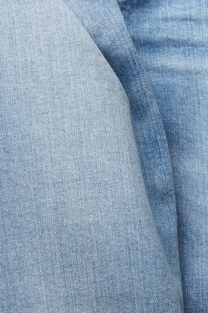 Jeans elasticizzati in cotone biologico, BLUE LIGHT WASHED, detail image number 1