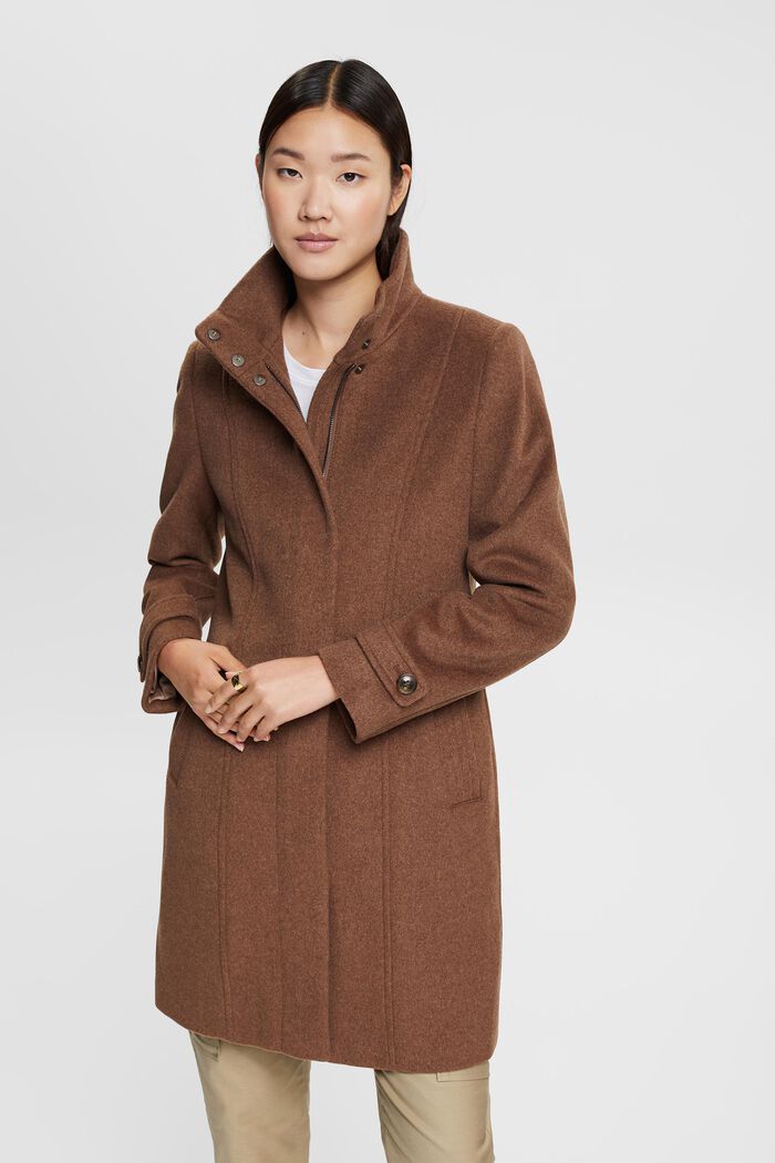 Cappotto con lana