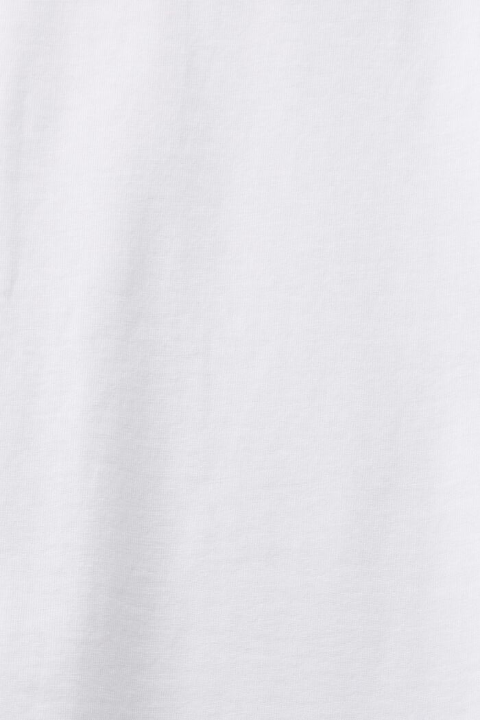 T-shirt a maniche corte a girocollo, WHITE, detail image number 4