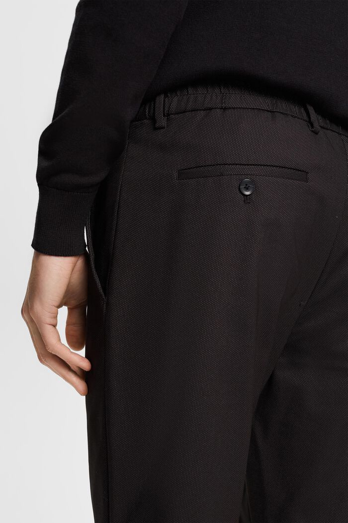 Pantaloni Slim Fit, BLACK, detail image number 4