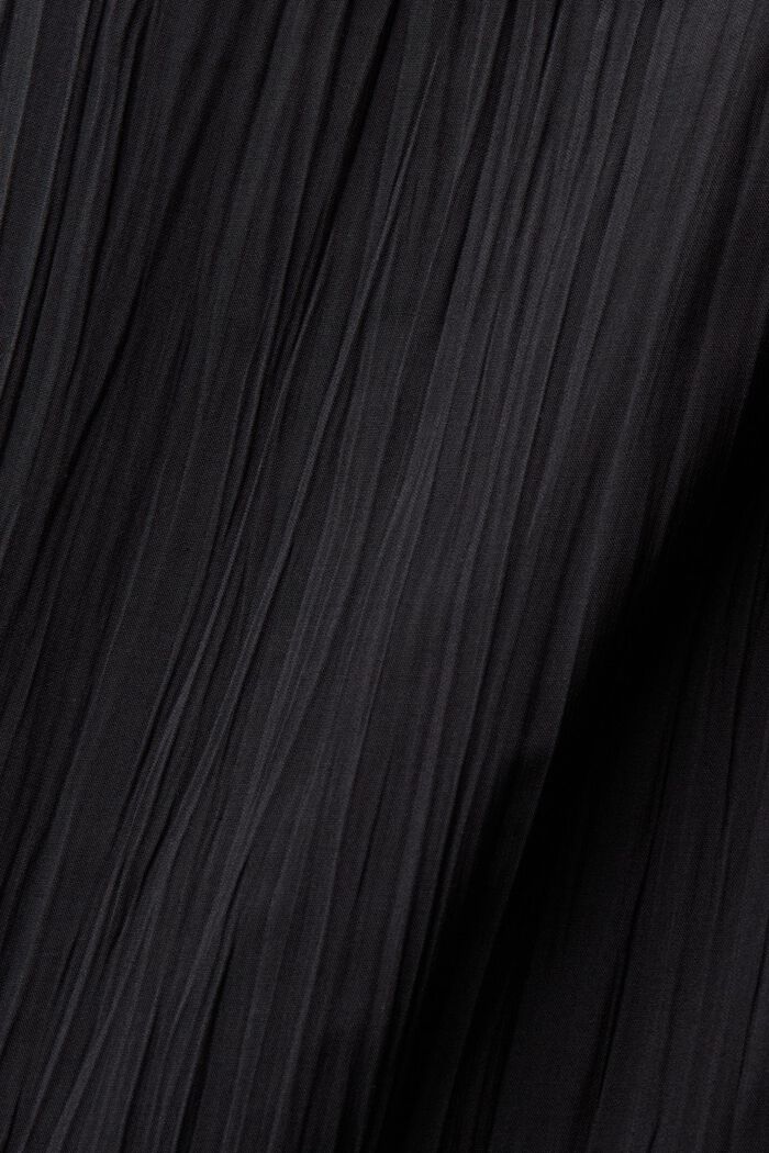 Tutina plissettata, BLACK, detail image number 4