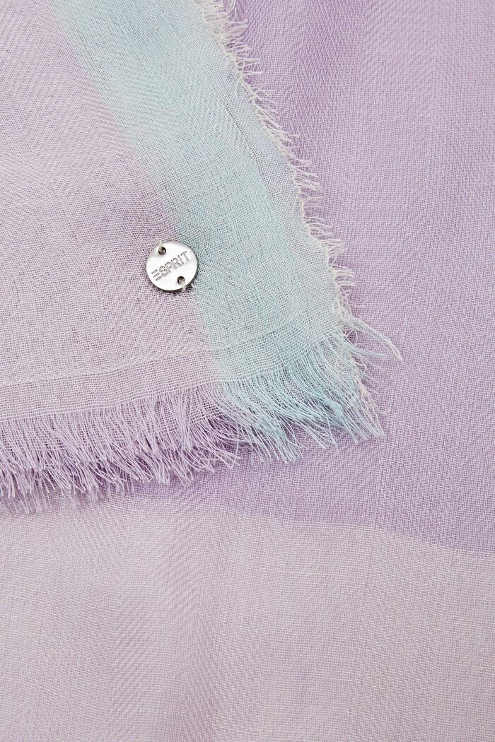 Scialle con frange, LILAC, detail image number 1