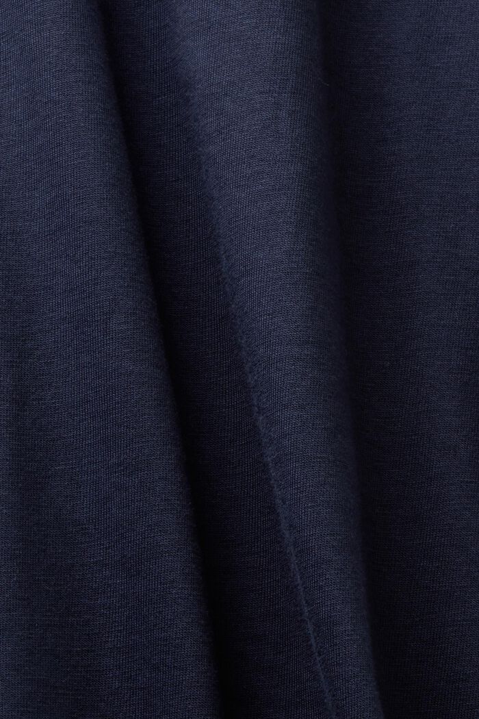 T-shirt henley in jersey, NAVY, detail image number 5