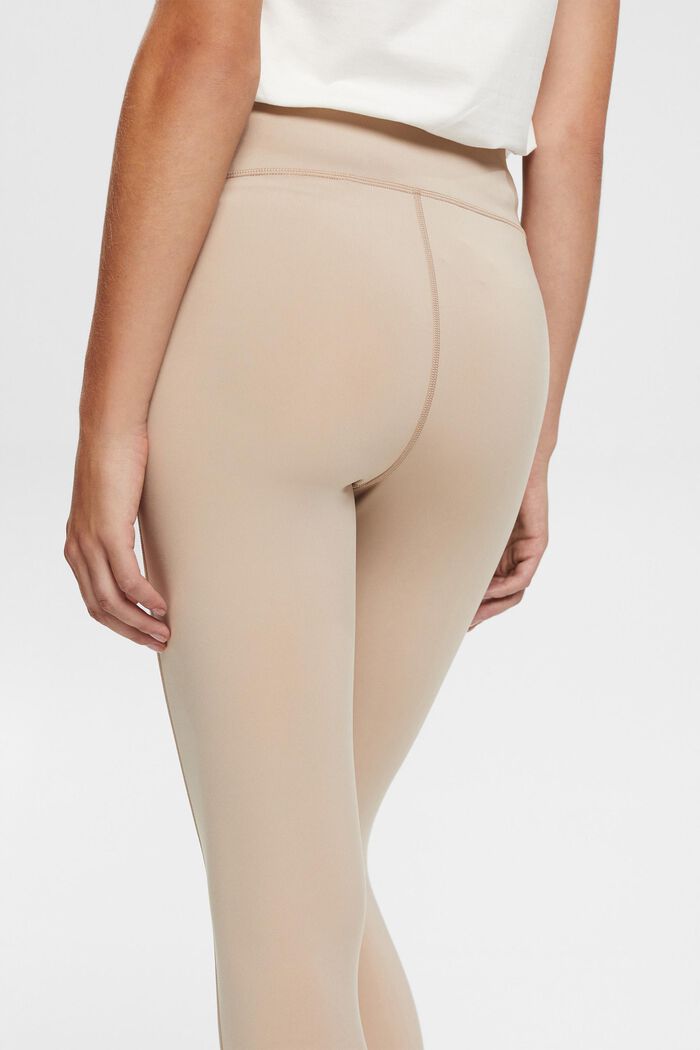In materiale riciclato: leggings Active con E-DRY, BEIGE, detail image number 0