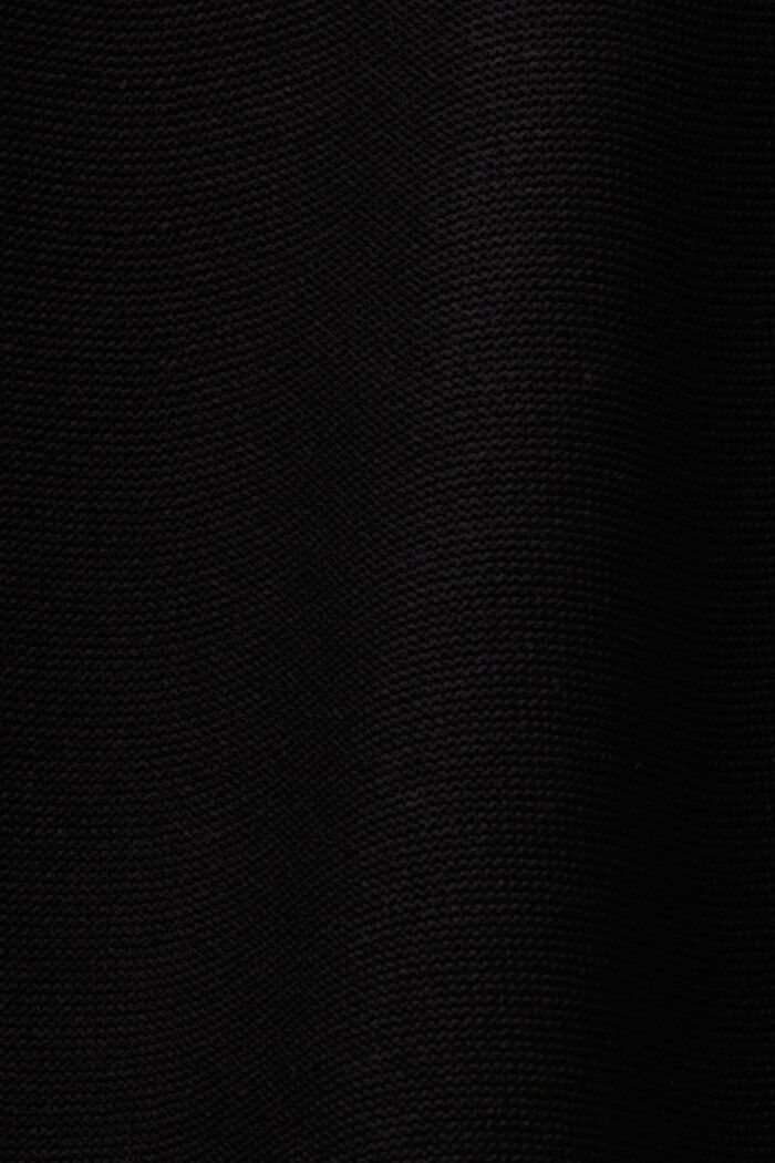 Abito in maglia con manica corta, BLACK, detail image number 4