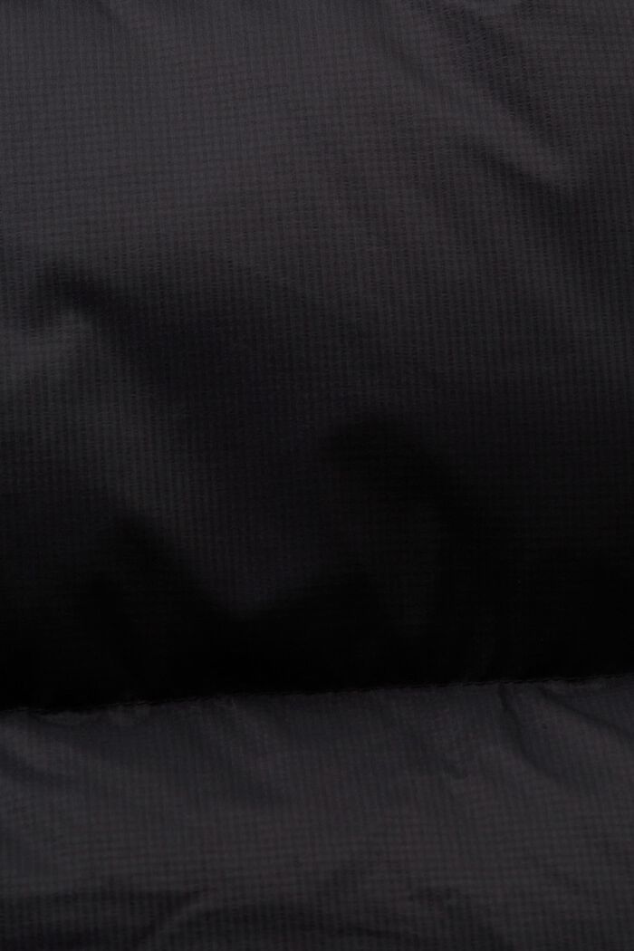 Cappotto in piuma d'oca con cappuccio, BLACK, detail image number 6