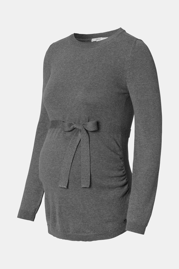 Sweaters, ANTHRACITE MELANGE, detail image number 4