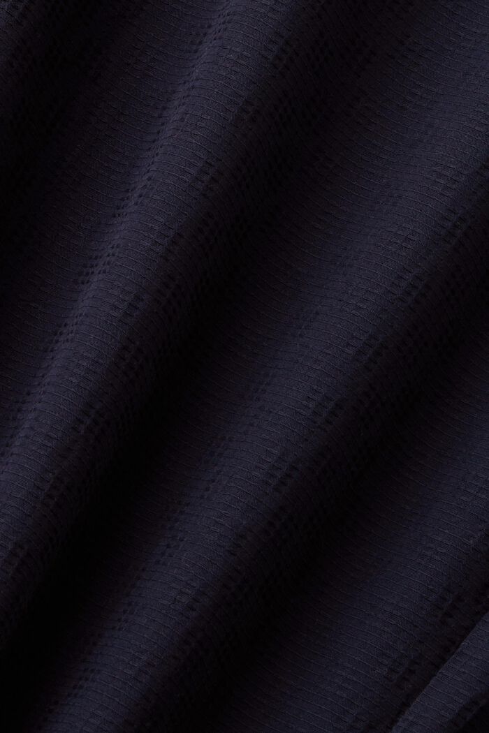 Camicia Slim Fit strutturata con colletto alto, NAVY, detail image number 5