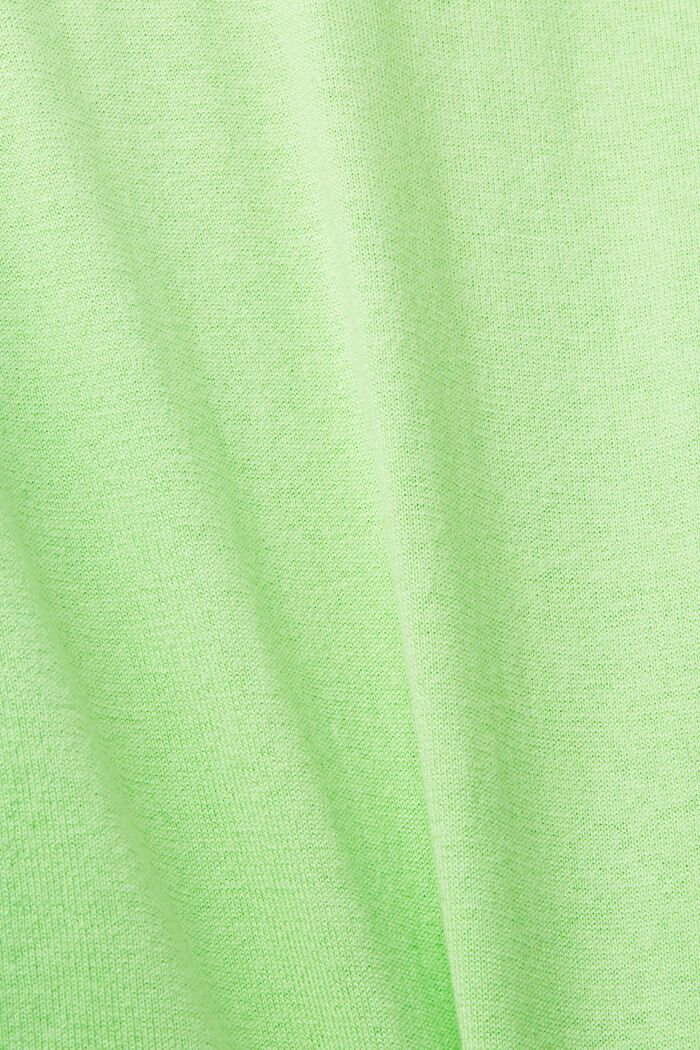 Pullover leggero con orlo asimmetrico, CITRUS GREEN, detail image number 1