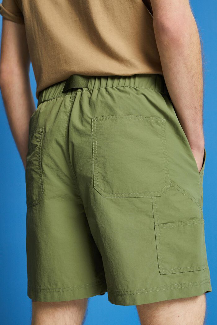 Shorts con cintura integrata, OLIVE, detail image number 4