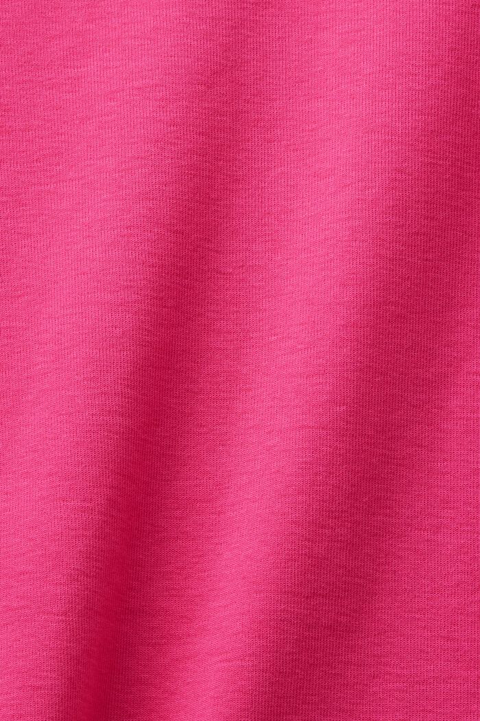 Top con logo luccicante, PINK FUCHSIA, detail image number 5