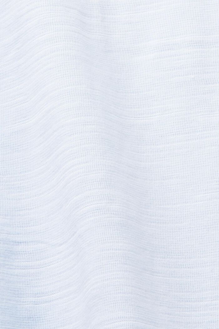 T-shirt in jersey con stampa sul petto, 100% cotone, PASTEL BLUE, detail image number 5