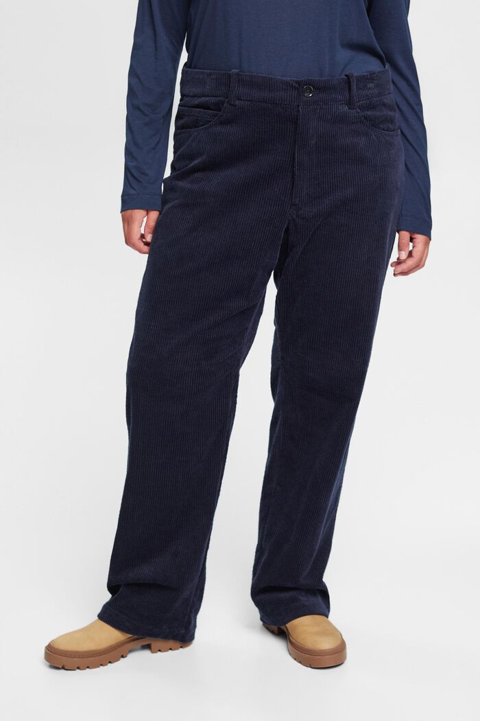 Pantaloni in velluto CURVY, 100% cotone