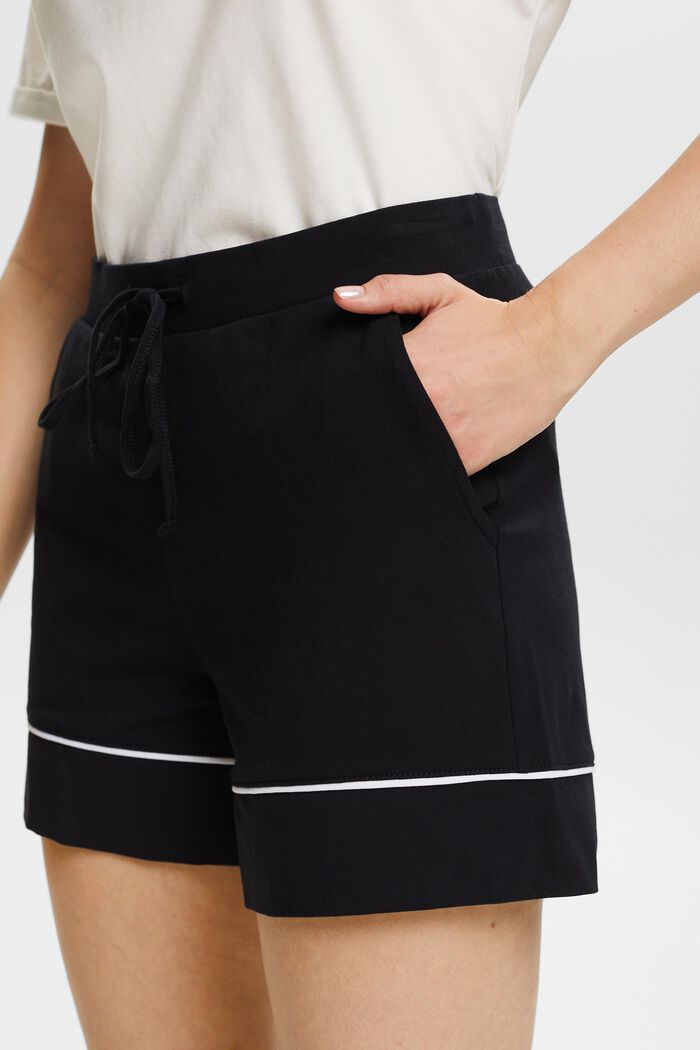Pantaloncini del pigiama, BLACK, detail image number 4