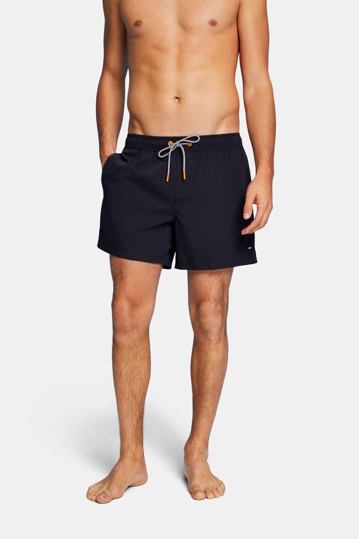 Pantaloni da spiaggia con vita elastica, NAVY, detail image number 0