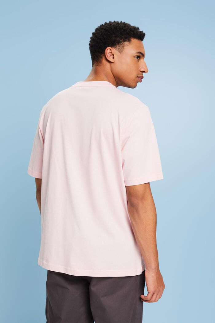 T-shirt unisex in cotone Pima stampato, PASTEL PINK, detail image number 2