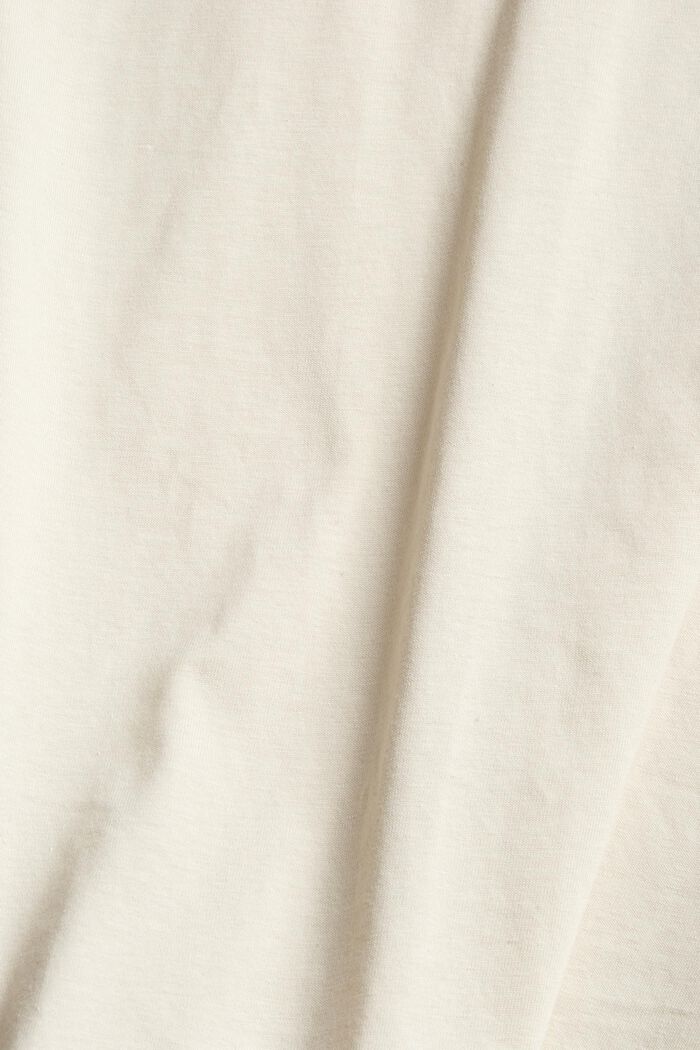 Maglia in jersey con ricamo, CREAM BEIGE, detail image number 1