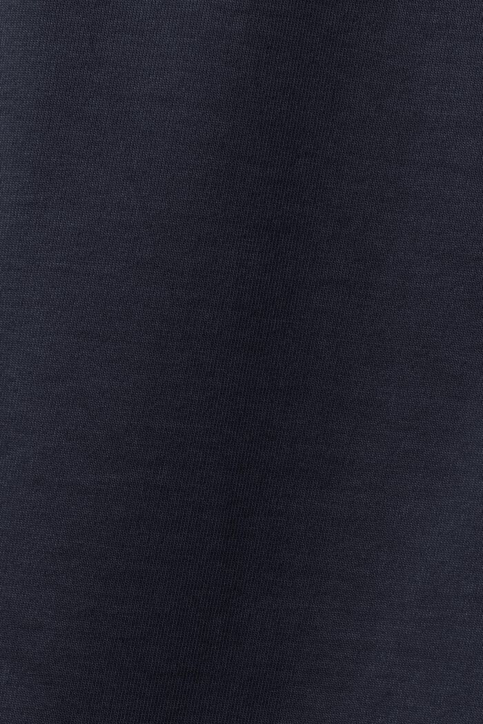 T-shirt unisex in jersey di cotone con logo, NAVY, detail image number 5