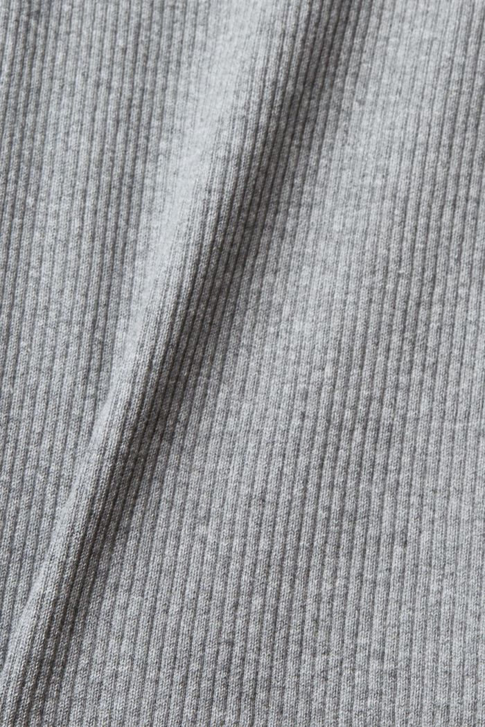 Pullover con effetto a coste, MEDIUM GREY, detail image number 4
