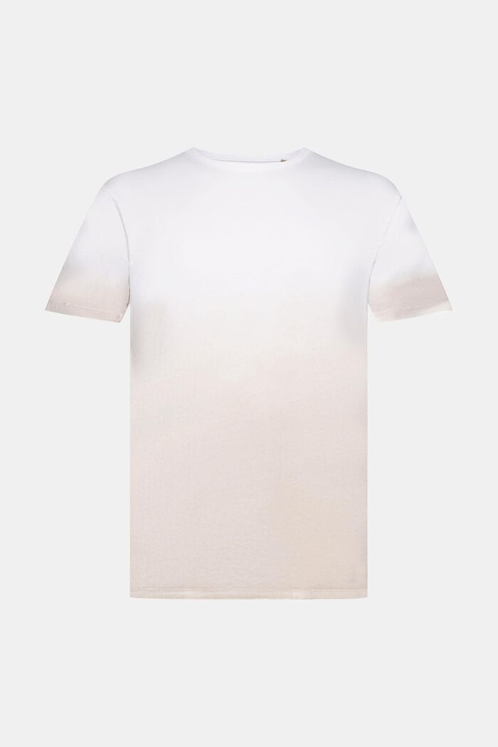 T-shirt bicolore effetto sfumato, WHITE, detail image number 5