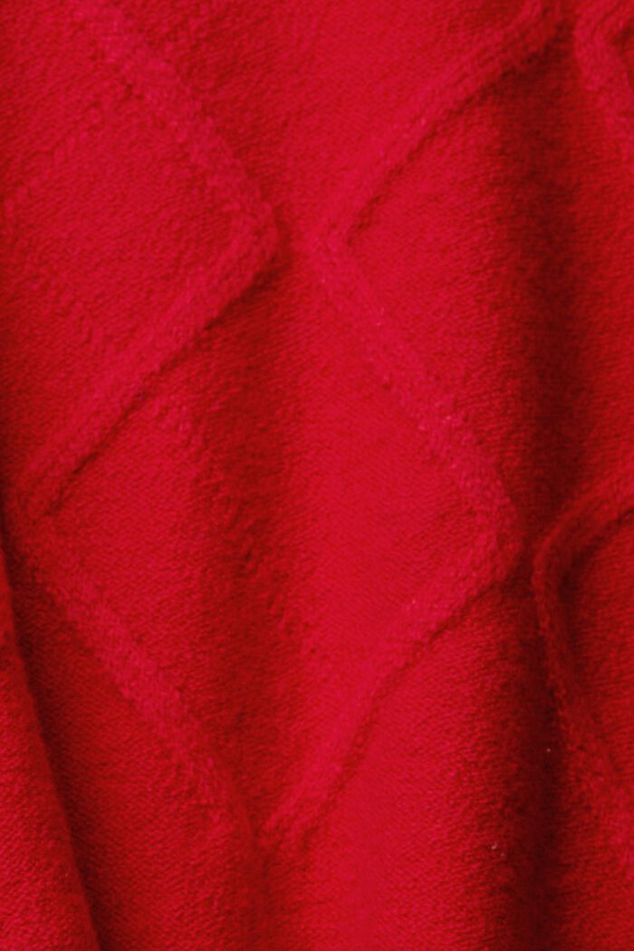 Pullover a rombi, DARK RED, detail image number 1