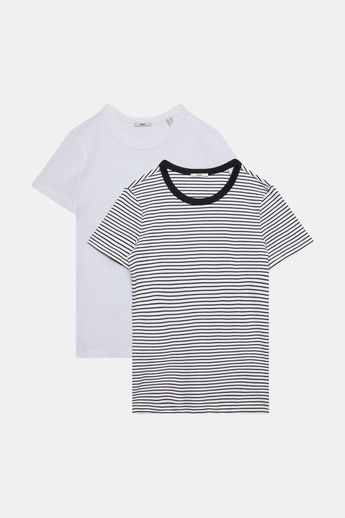 T-shirt in cotone in confezione da 2 pezzi, BLACK, detail image number 6