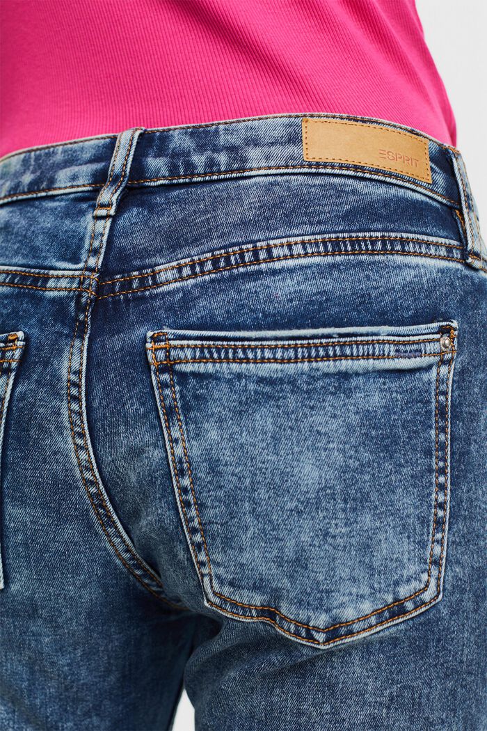 Jeans stretch slim fit, BLUE MEDIUM WASHED, detail image number 4