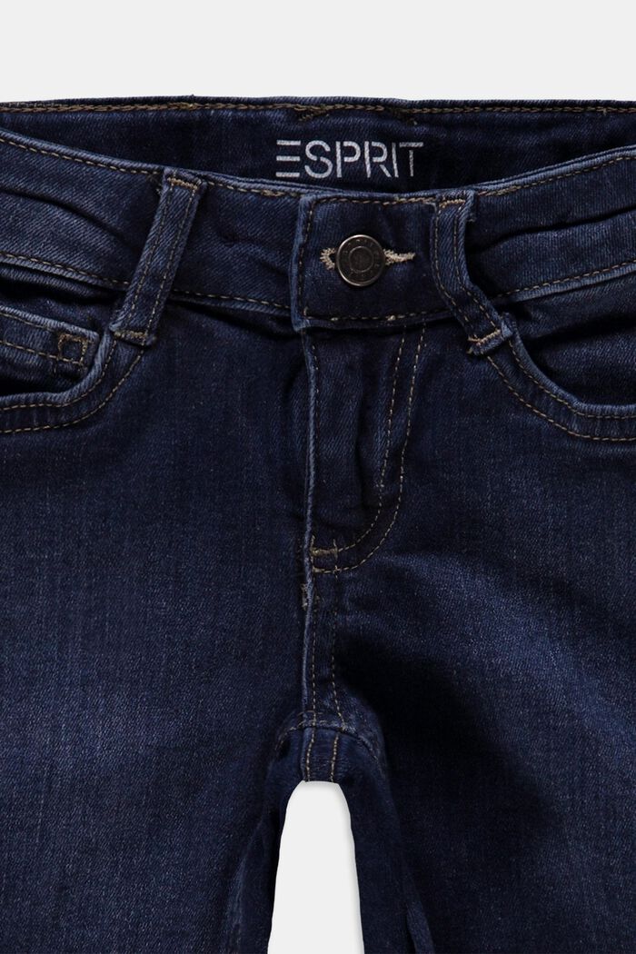 Shorts di jeans con cintura regolabile, BLUE DARK WASHED, detail image number 2