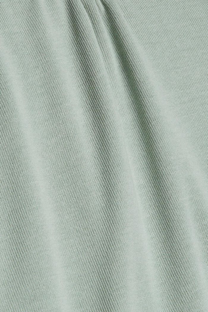 In materiale riciclato: felpa con cappuccio in jersey, LEAF GREEN, detail image number 4