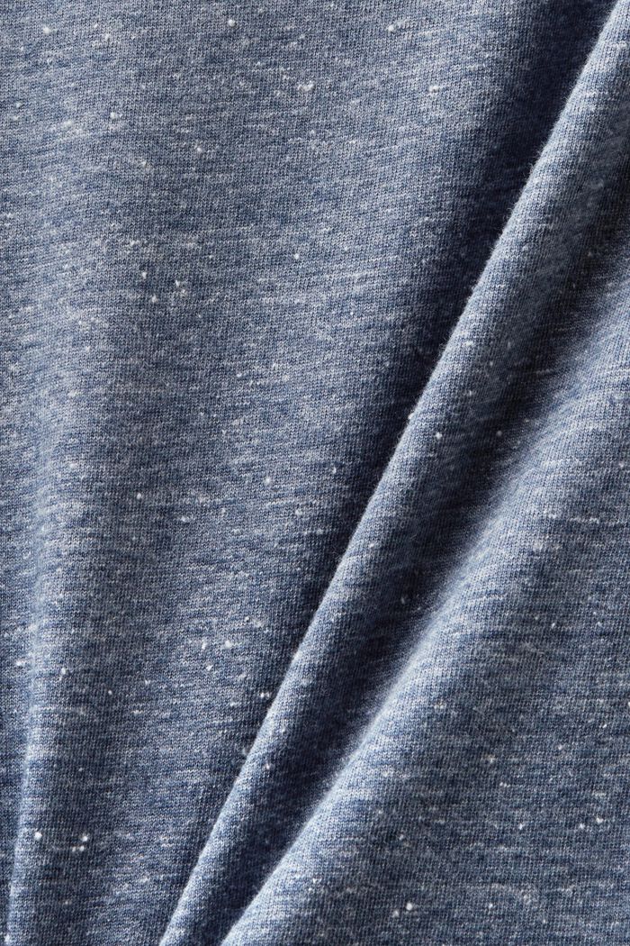 Maglia a manica lunga con scollo ampio, GREY BLUE, detail image number 5