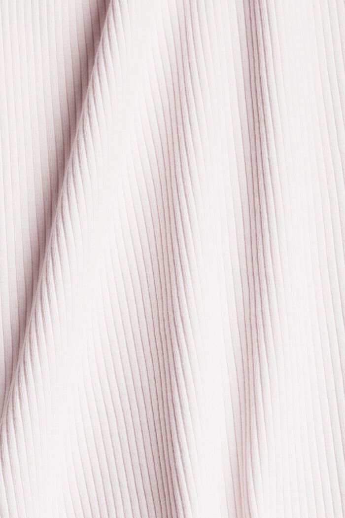 Camicia da notte in jersey a coste, PASTEL PINK, detail image number 1
