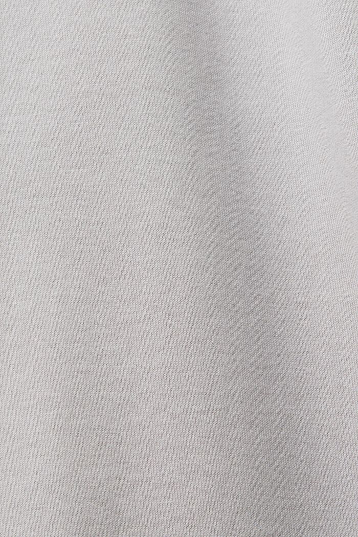 T-shirt girocollo dall’effetto a strati, 100% cotone, LIGHT GREY, detail image number 5