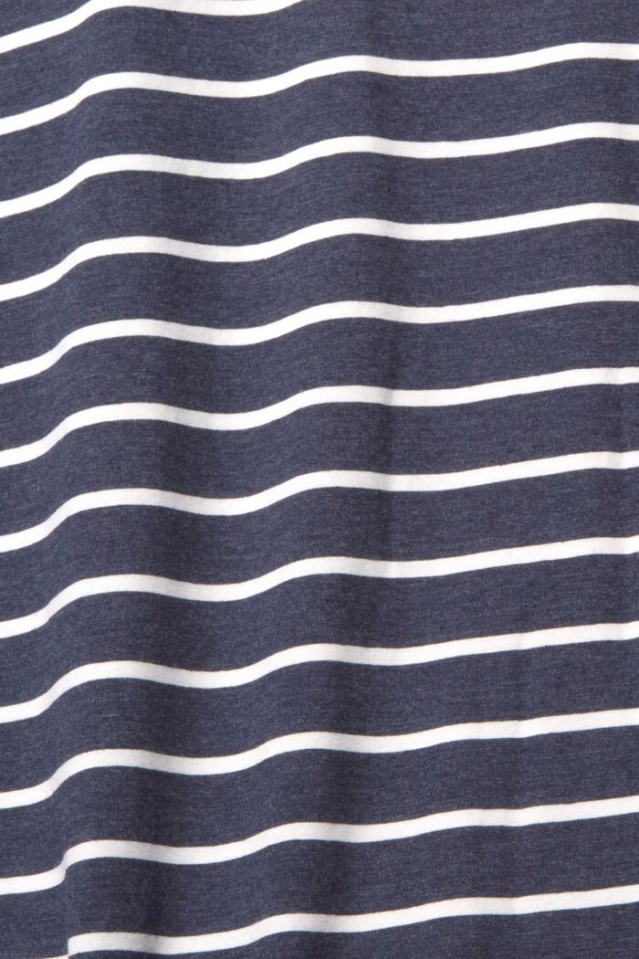 Camicia da notte in jersey con motivo a righe, NAVY, detail image number 4