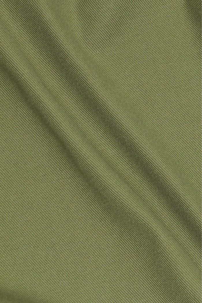 Giacca trucker in cotone, OLIVE, detail image number 4